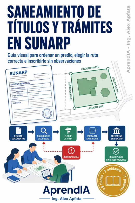 Saneamiento de Títulos y Trámites en SUNARP
