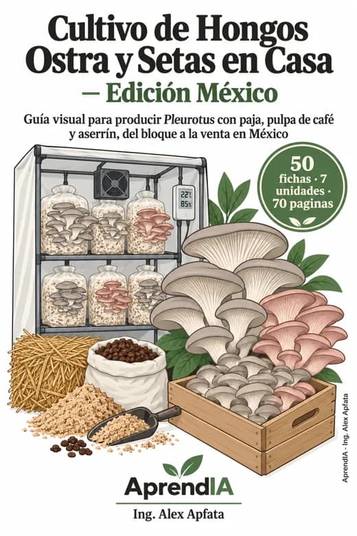 Cultivo de Hongos Ostra y Setas en Casa — Edición México