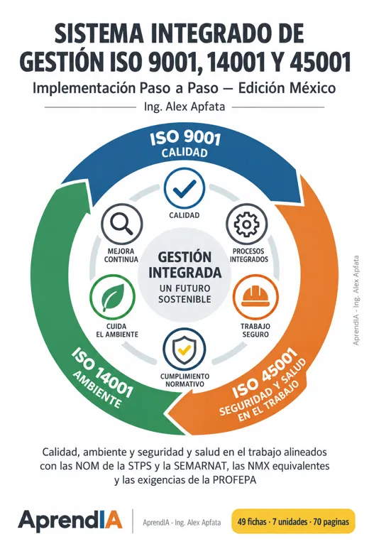 Sistema Integrado de Gestión ISO 9001, 14001 y 45001: Implementación Paso a Paso — Edición México