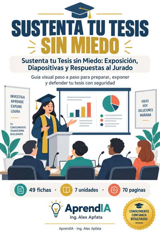 Sustenta tu Tesis sin Miedo: Exposición, Diapositivas y Respuestas al Jurado