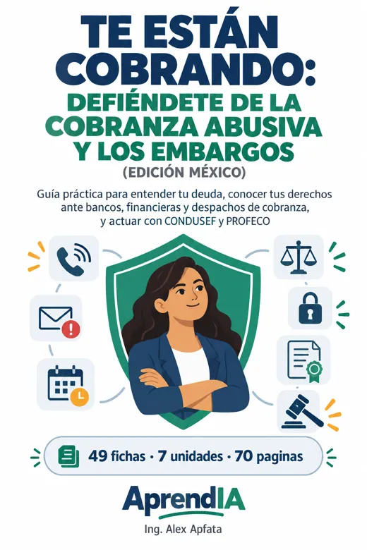 Te Están Cobrando: Defiéndete de la Cobranza Abusiva y los Embargos (Edición México)