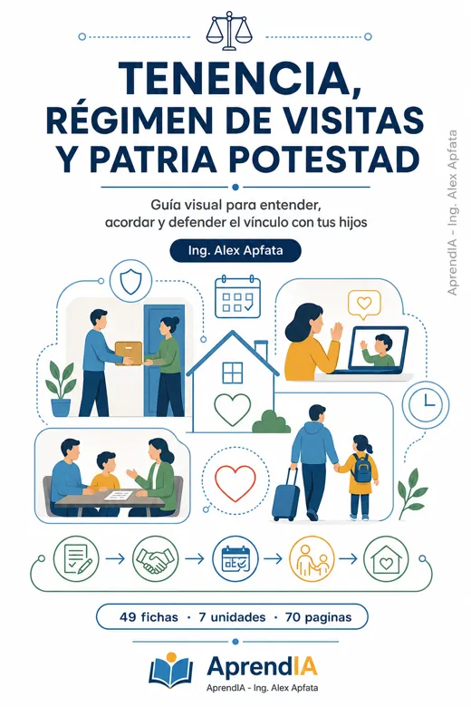 Tenencia, Régimen de Visitas y Patria Potestad