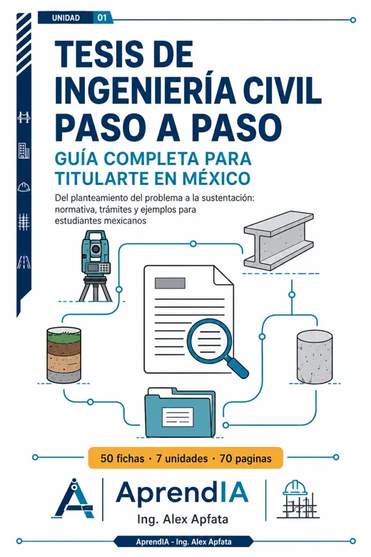 Tesis de Ingeniería Civil Paso a Paso: Guía Completa para Titularte en México