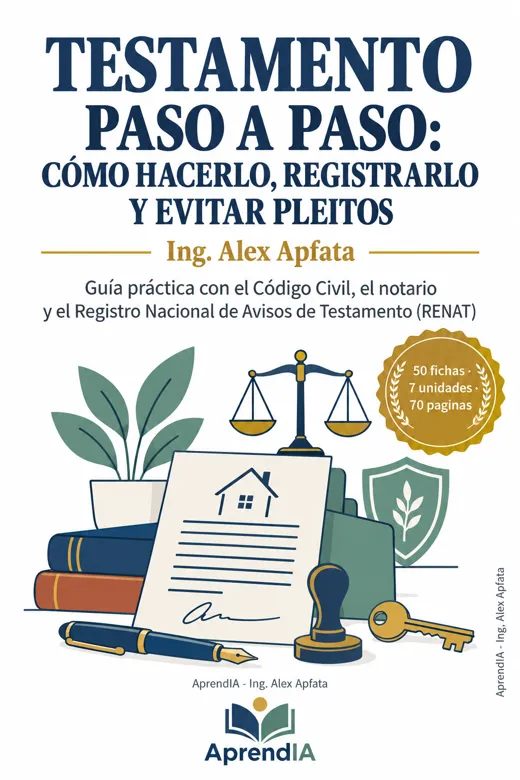 Testamento Paso a Paso: Cómo Hacerlo, Registrarlo y Evitar Pleitos