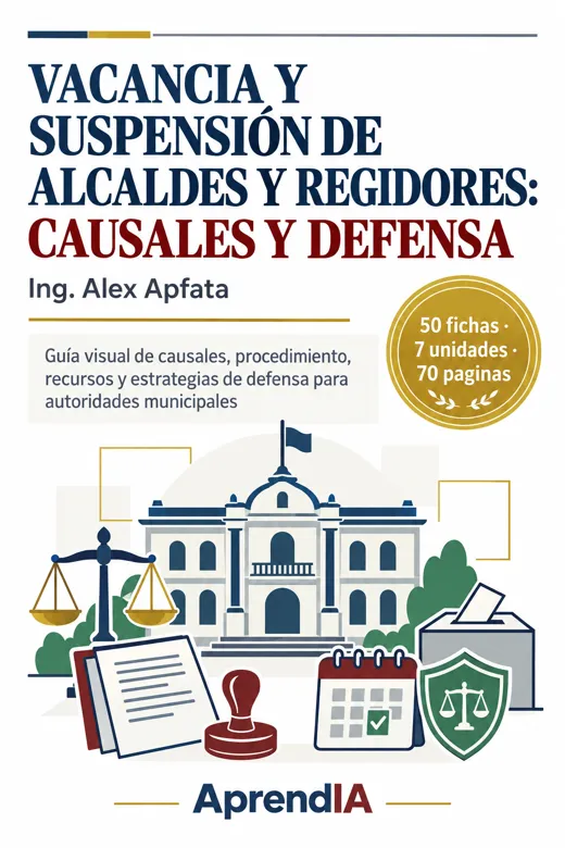 Vacancia y Suspensión de Alcaldes y Regidores: Causales y Defensa