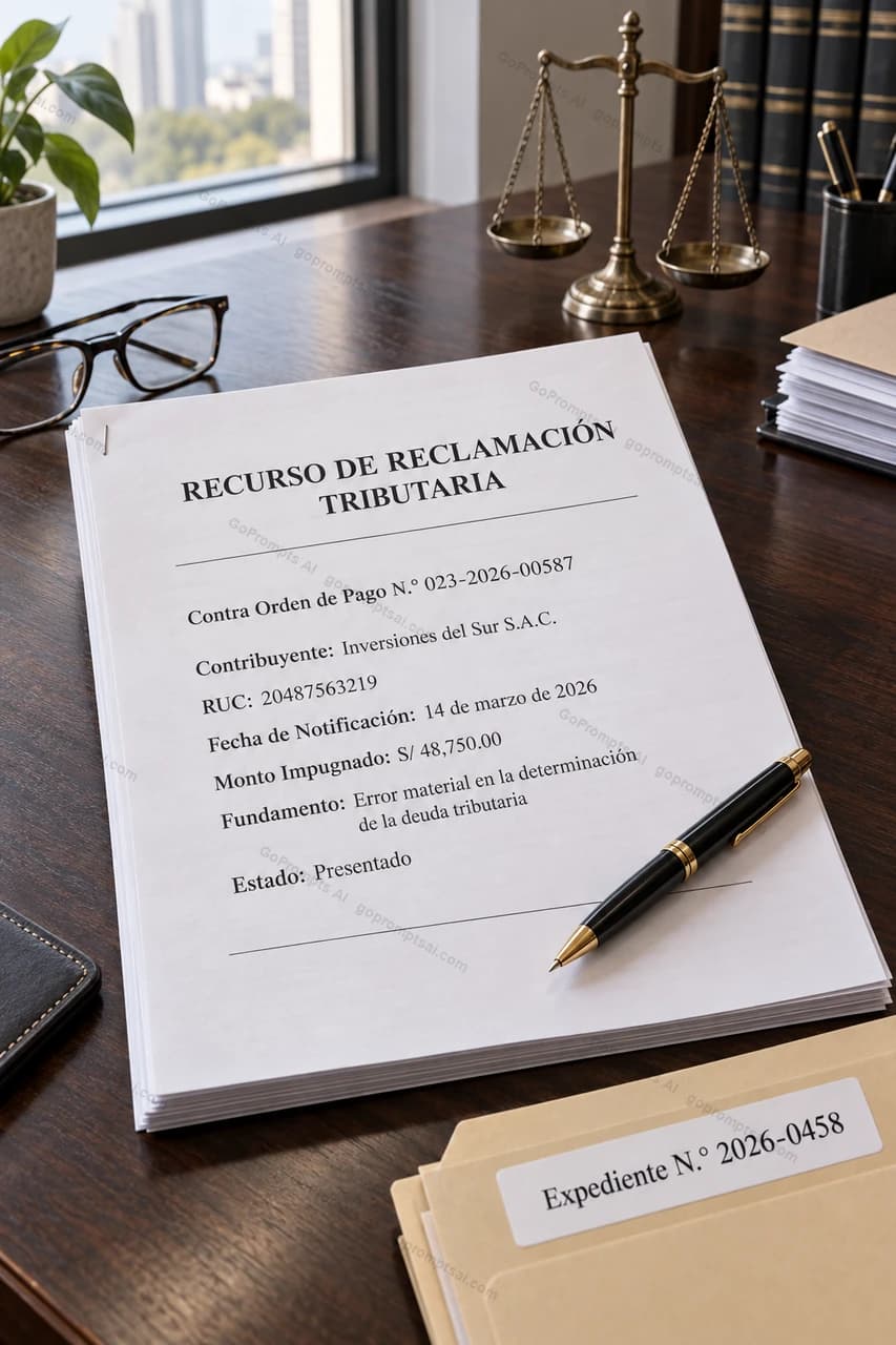 Tu recurso de reclamación listo para presentar