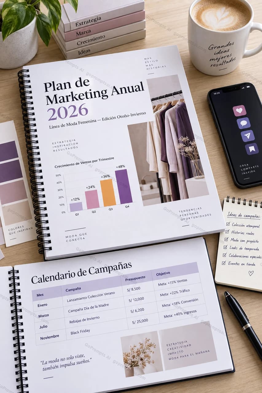Tu plan de marketing anual, listo para ejecutar