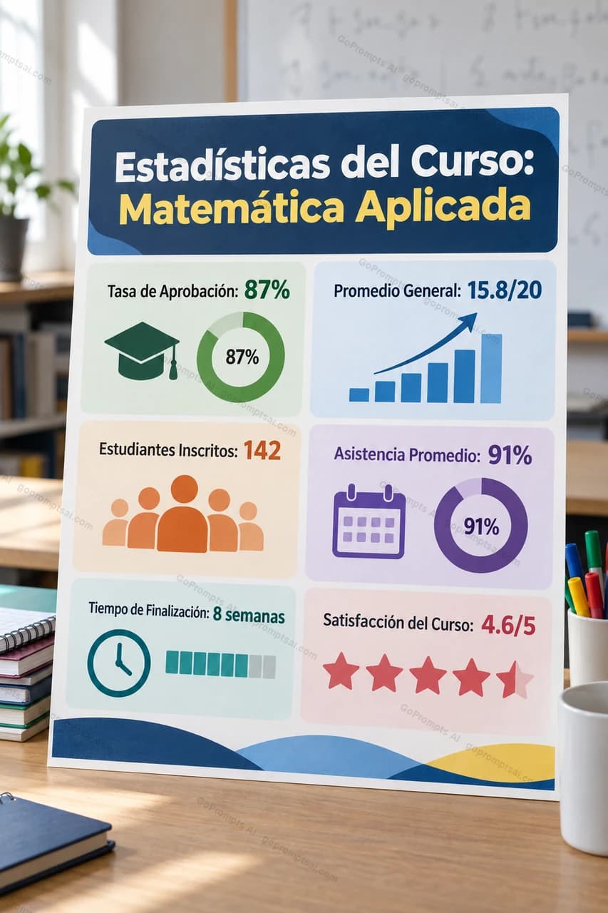 Infografía profesional del curso lista en minutos