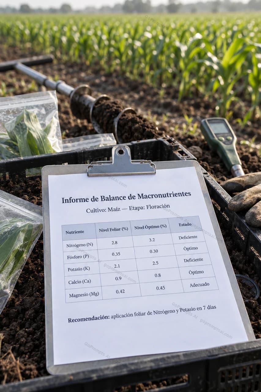 Informe técnico de balance de nutrientes