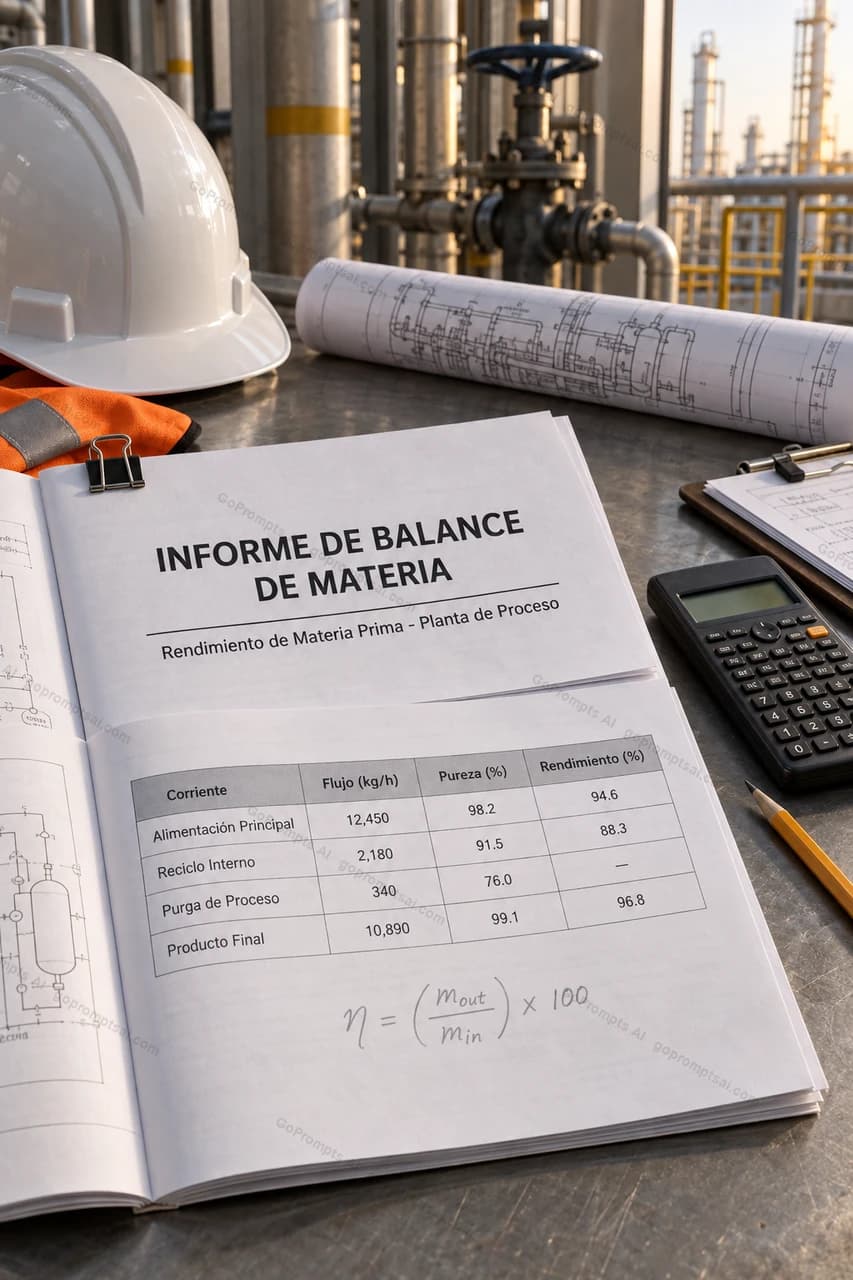 Informe de balance de materia listo para firmar