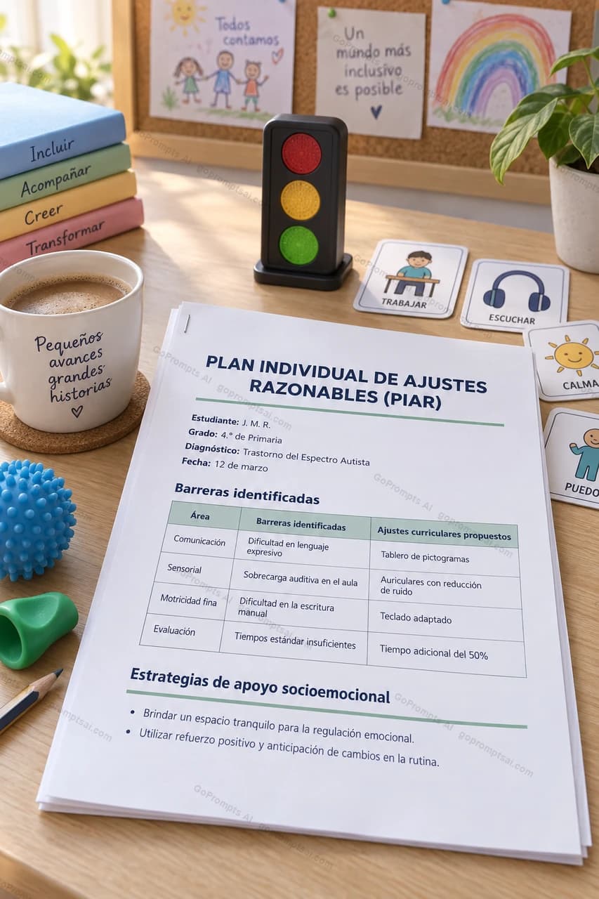 Tu Plan de Ajustes (PIAR) listo en minutos