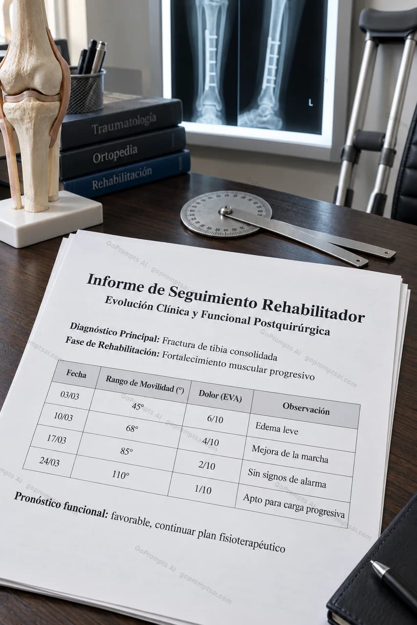 Informe de seguimiento listo para la mutua